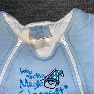 Baby Merlin's Magic Sleepsuit in Light Blue